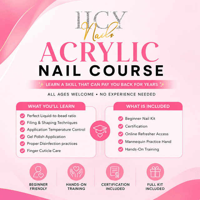 Nail Course Training at IICYNAILS in Westminster, CA